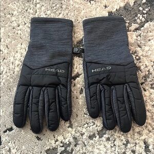 Head Black and Gray Performance Gloves size Medium Sensatec